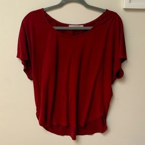 Velvet Red Short Sleeve